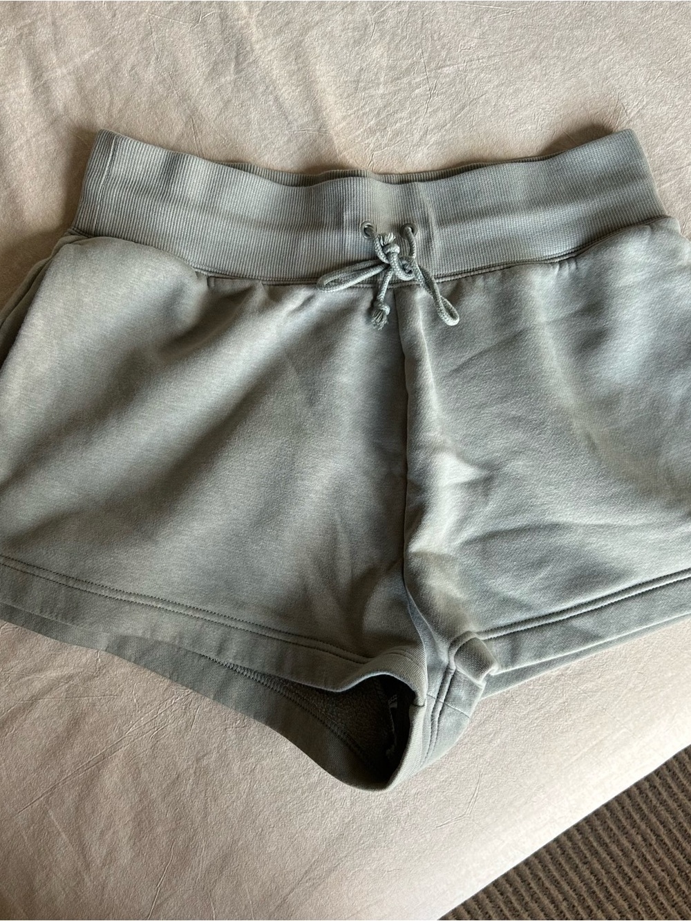 Nike Women's Sage Green Athletic Drawstring Shorts